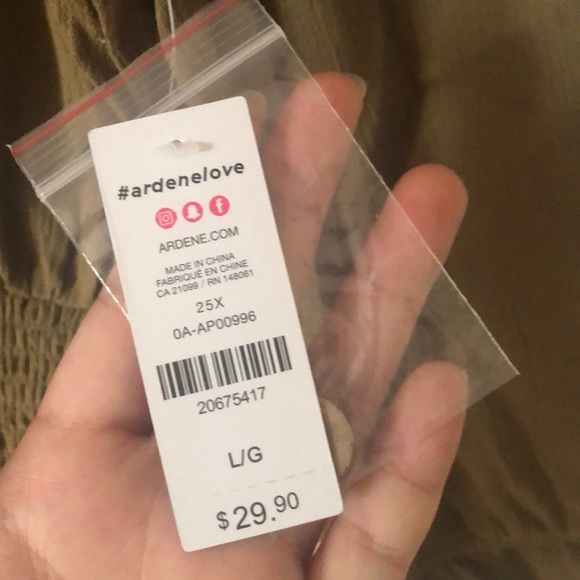 Button Peplum Top - Picture 6 of 6